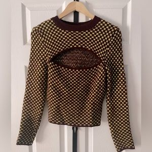 Zara Size M Cut Out Sweater